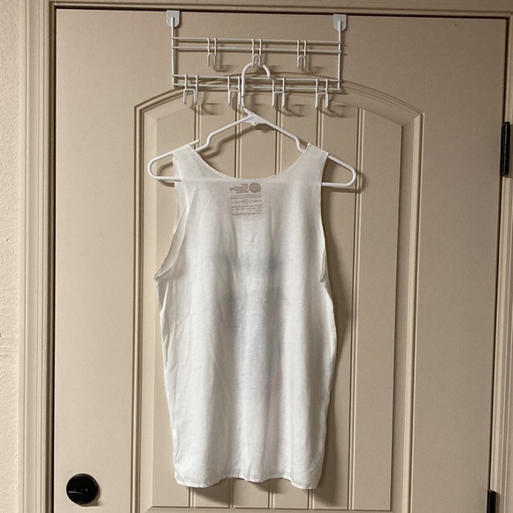 N&P My Positive Vibes Tank Top Handmade Thailand White w/Colorful Design Size M - Picture 6 of 6